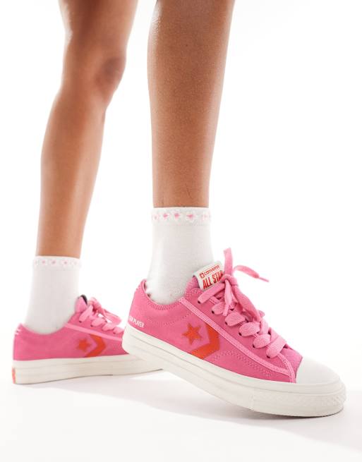 Converse star player store bambino rose