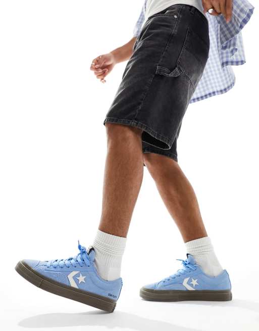 Converse – Star Player 76 Ox – Niebieskie zamszowe buty sportowe, 5 z 5
