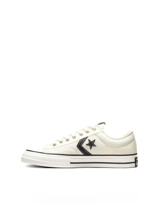 Converse – Star Player 76 Ox – Sneaker in Vintage-Weiß/Schwarz