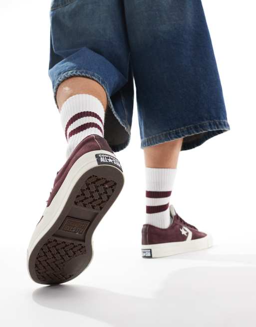 Converse Star Player 76 Ox sneakers in burgundy