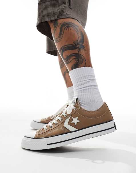 Converse Star Player 76 Ox trainers in brown - view 1