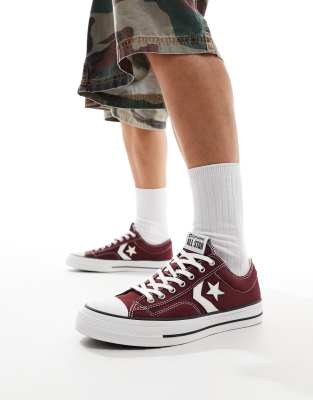 Converse Star Player 76 Ox trainers in burgundy-Red