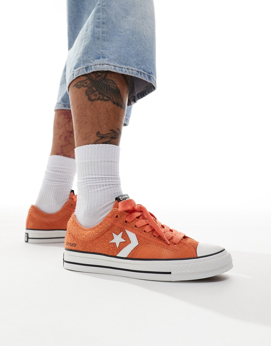 Converse Star Player 76 Ox trainers in orange