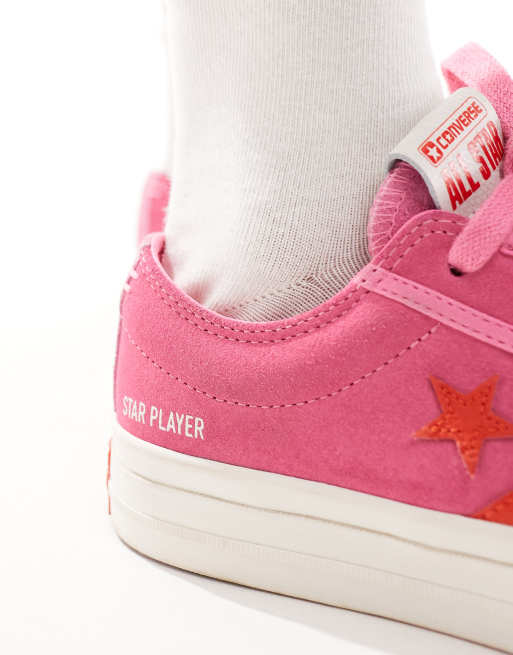 Asos pink converse best sale