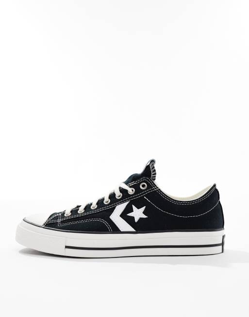 Converse Star Player 76 Ox unisex trainers in black ASOS