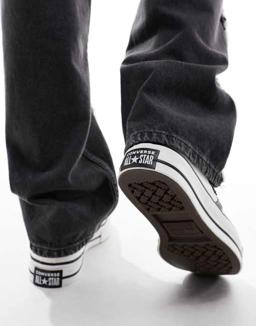 Converse - Star Player 76 Premium - Hvide sneakers med sorte detaljer i kanvas, 4 af 5
