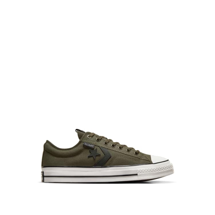 Converse Star Player 76 Tectuff Overlays Low Top Green Size 5 Mens Canvas Shoes