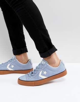 Converse Star Player Ox Plimsolls In Blue 159743C | ASOS