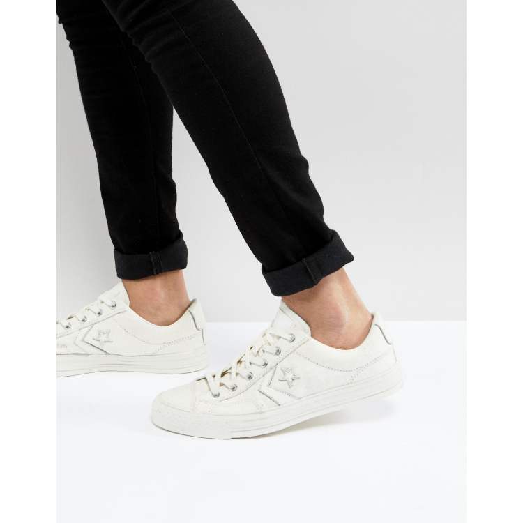 Converse star hot sale player plimsolls