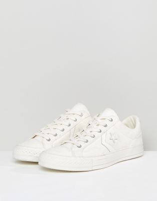 converse player ox white