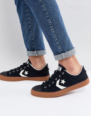 Converse Star Player Ox Sneakers In Black 159741C | ASOS