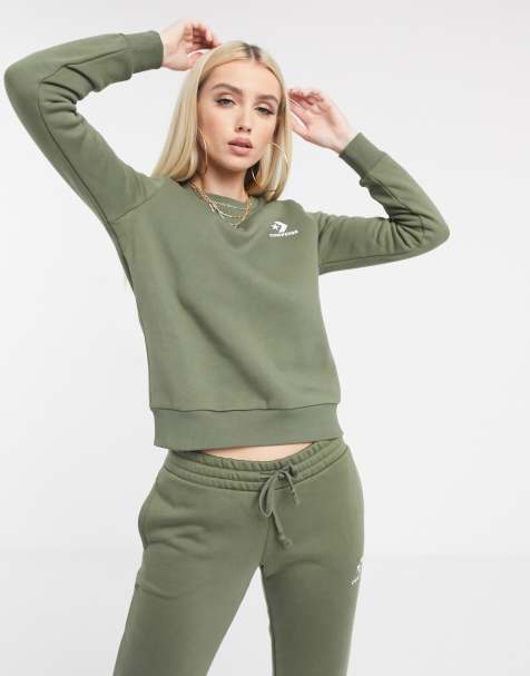 Converse – Sweatshirt mit aufgesticktem Stern- und Sparrenmusterlogo