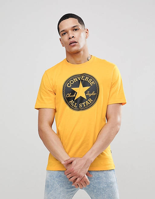 كيوبي Converse - T-Shirt à imprimé Chuck - Jaune 10006049-A03 كيوبي