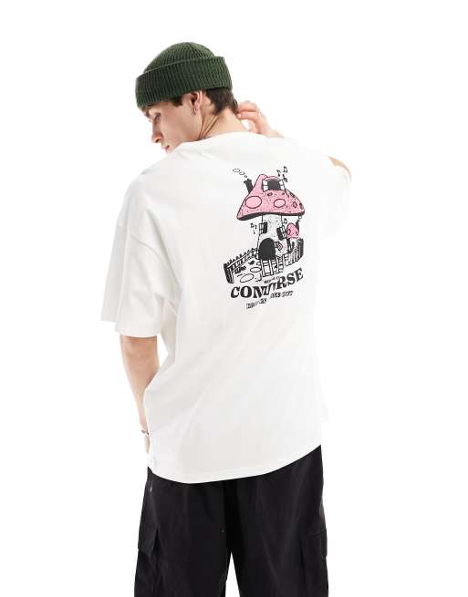 Converse – T-shirt med svamphustryck