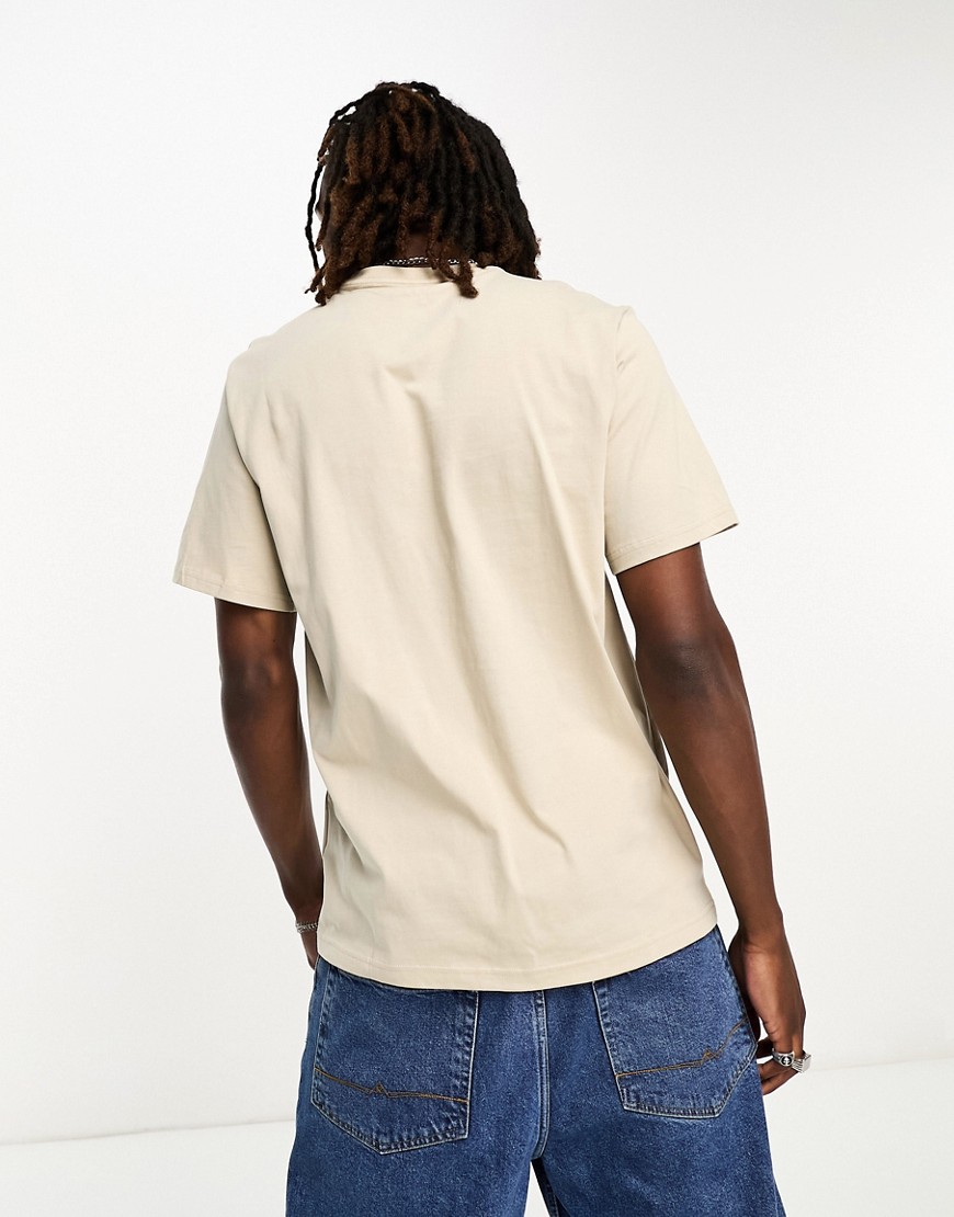 T-shirt unisex color pietra con logo ricamato-Neutro - Converse T-shirt donna  - immagine3