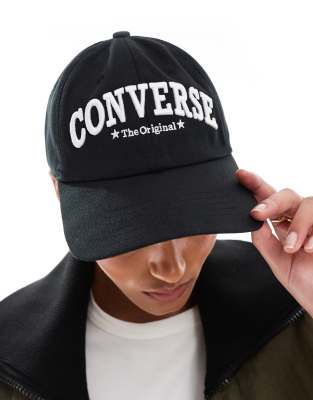 Converse - Tipoff - Sort baseballcap med grafik