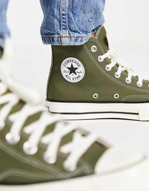 Converse Unisex – Chuck 70 Hi – Sneakersy za kostkę w kolorze khaki, 3 z 4