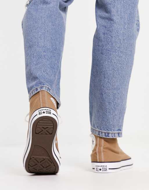 Converse Unisex – Chuck Taylor All Star Hi – Jasnobrązowe buty sportowe, 2 z 4