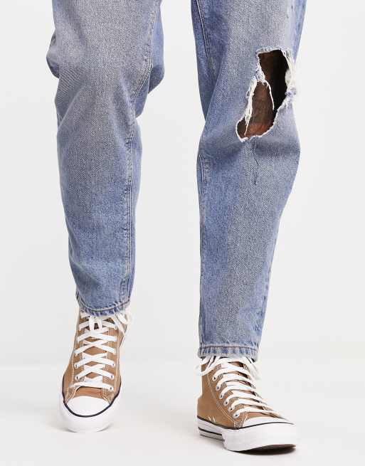 Converse Unisex – Chuck Taylor All Star Hi – Jasnobrązowe buty sportowe, 3 z 4