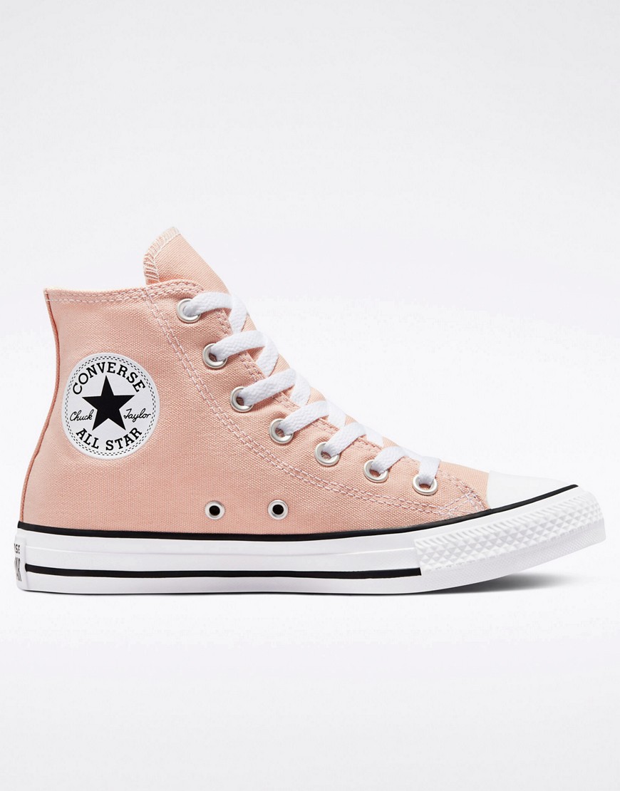 Converse unisex Chuck Taylor All Star Hi trainers pink clay