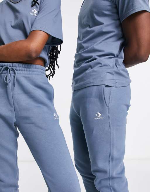 CONVERSE WOMEN'S CORE Fleece Rib Navy Joggers Size US XL / EU XL 35 - 36  Waist £36.74 - PicClick UK