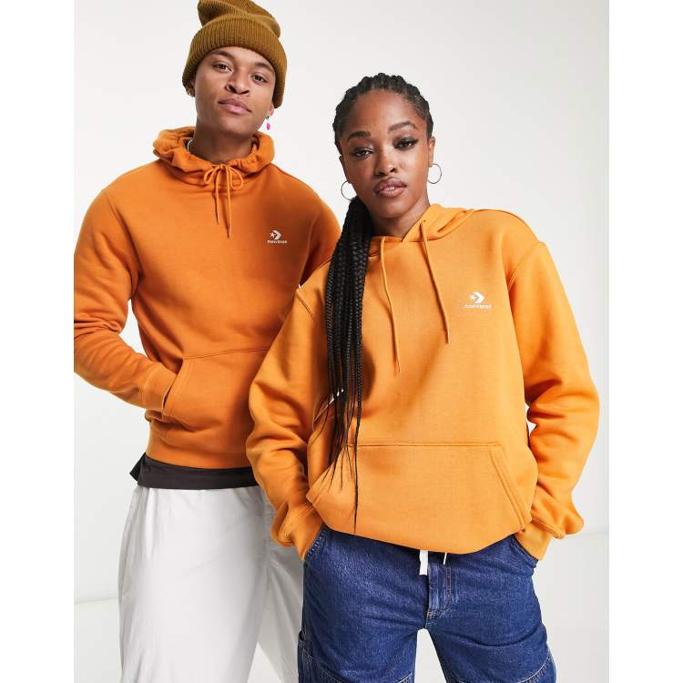 Orange converse hoodie on sale