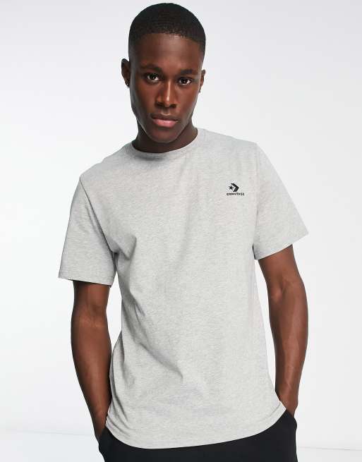 Converse unisex star chevron t-shirt gray | ASOS