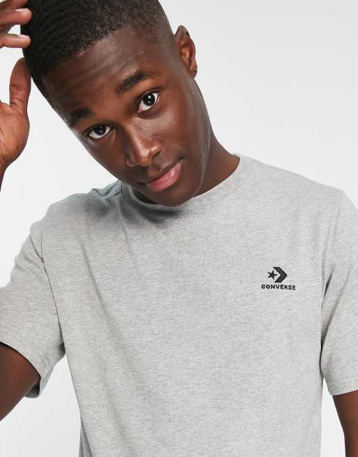 Converse unisex star chevron t-shirt gray | ASOS