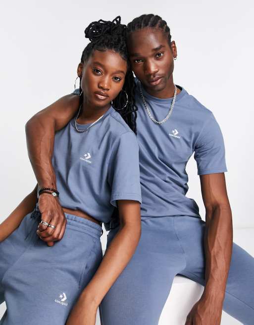 Blue converse t clearance shirt