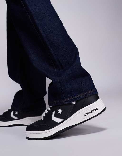Converse Weapon sneaker in black with white detail, 5 of 5