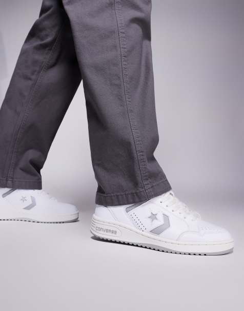Converse Weapon sneakers in white with gray detail - view 1