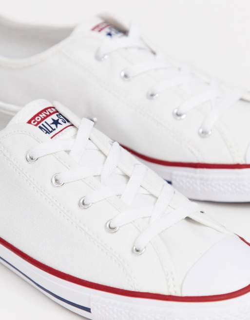 White converse all star dainty sale