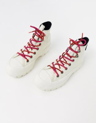 white chunky sole converse