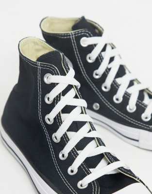 black converse high tops wide fit