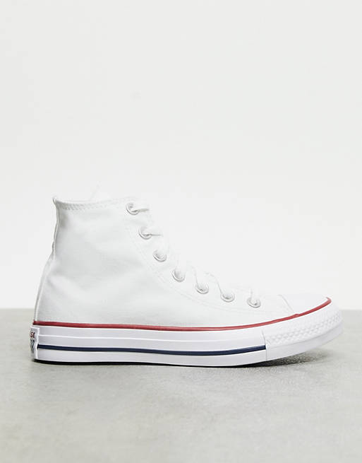 Shoes Trainers/Converse Wide Fit Chuck Taylor All Star Hi in white 