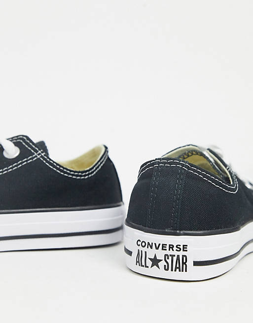 Converse Wide Fit Chuck Taylor All Star Ox black sneakers | ASOS