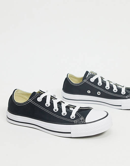 Converse Wide Fit Chuck Taylor All Star Ox black sneakers | ASOS