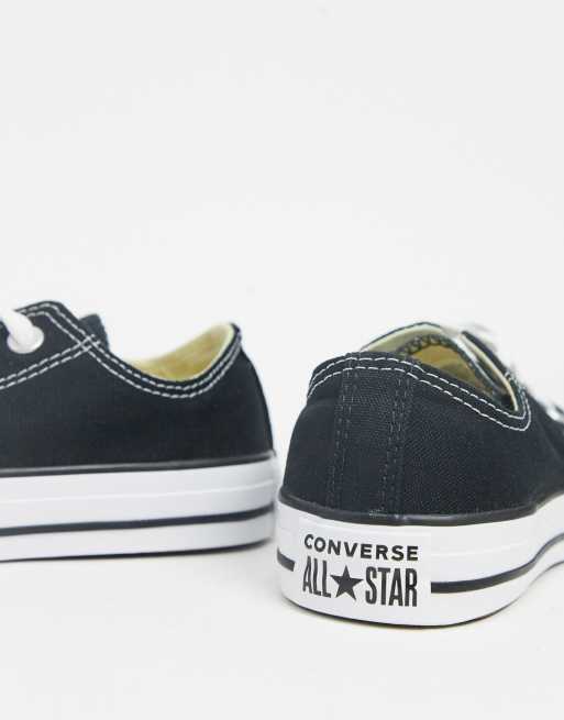 Converse - Wide Fit - Chuck Taylor All Star Ox sneakers i sort, 3 af 4