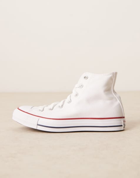 Converse Wide Fit – Chuck Taylor All Star – Vita sneakers med höga skaft och bred passform - view 1