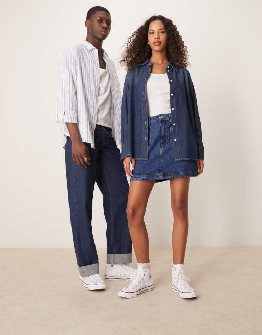 Converse Wide Fit – Chuck Taylor All Star – Vita sneakers med höga skaft och bred passform, 3 av 5