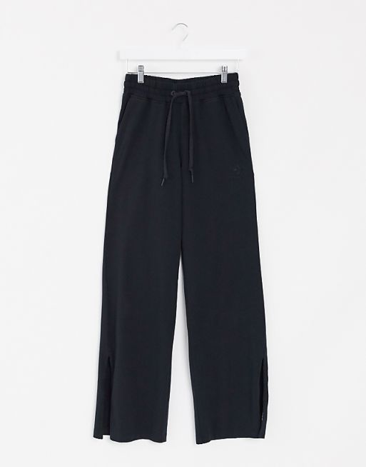 Converse wide leg sweatpants in black | ASOS