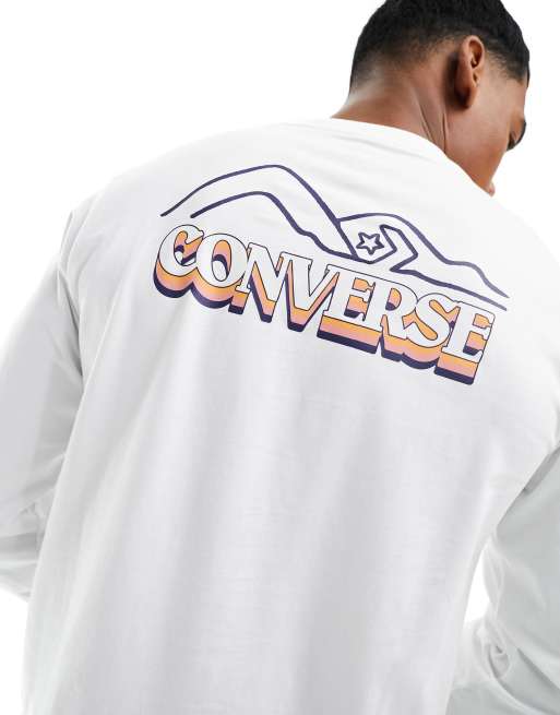 T shirt manche online longue converse