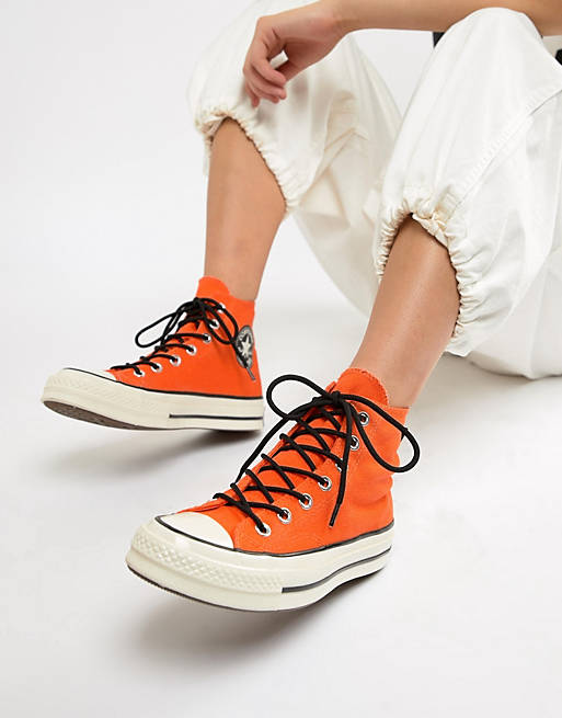 Femme Chaussures Baskets Baskets montantes Chuck 70 Converse en coloris Orange 