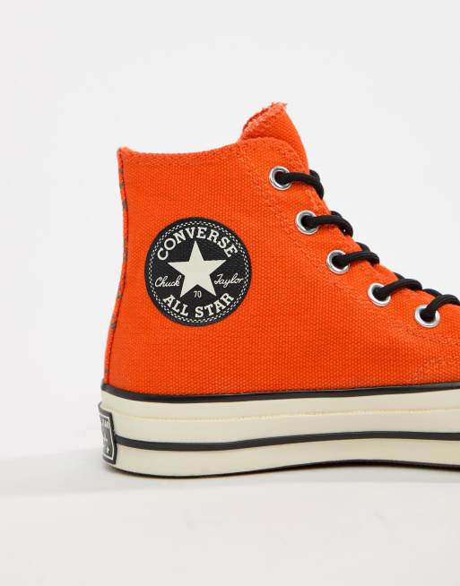 Converse x gore-tex chuck 70 hi 2025 orange waterproof sneakers