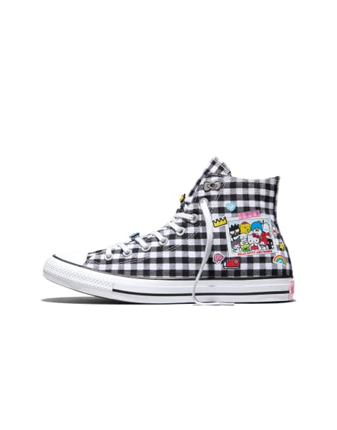 Converse x Hello Kitty and Friends – Chuck Taylor All Star Picnic – Sneaker in Schwarz/Weiß/Rosa - view 1