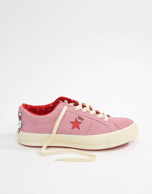 converse x hello kitty one star low top