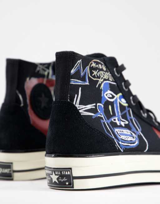 Converse x best sale kaws black