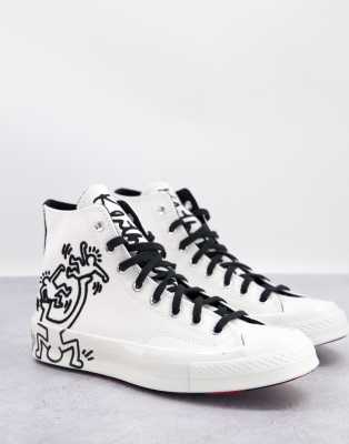 asos keith haring converse