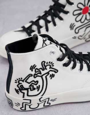 asos keith haring converse