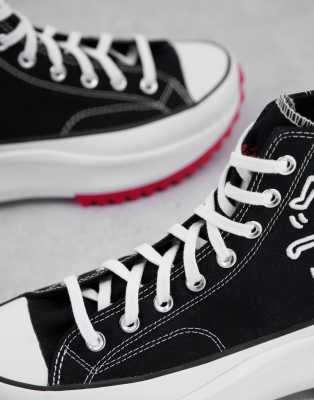 asos keith haring converse